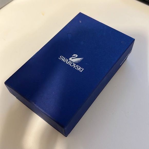 Swarovski Silver Crystal Scarf Earrings - Picture 3 of 3